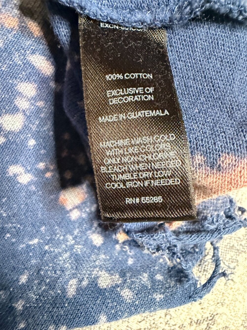 Express x Dro Lab Custom 1/1 Reworked Dyed Distressed Hand Treated Polo - Picture 5 of 8